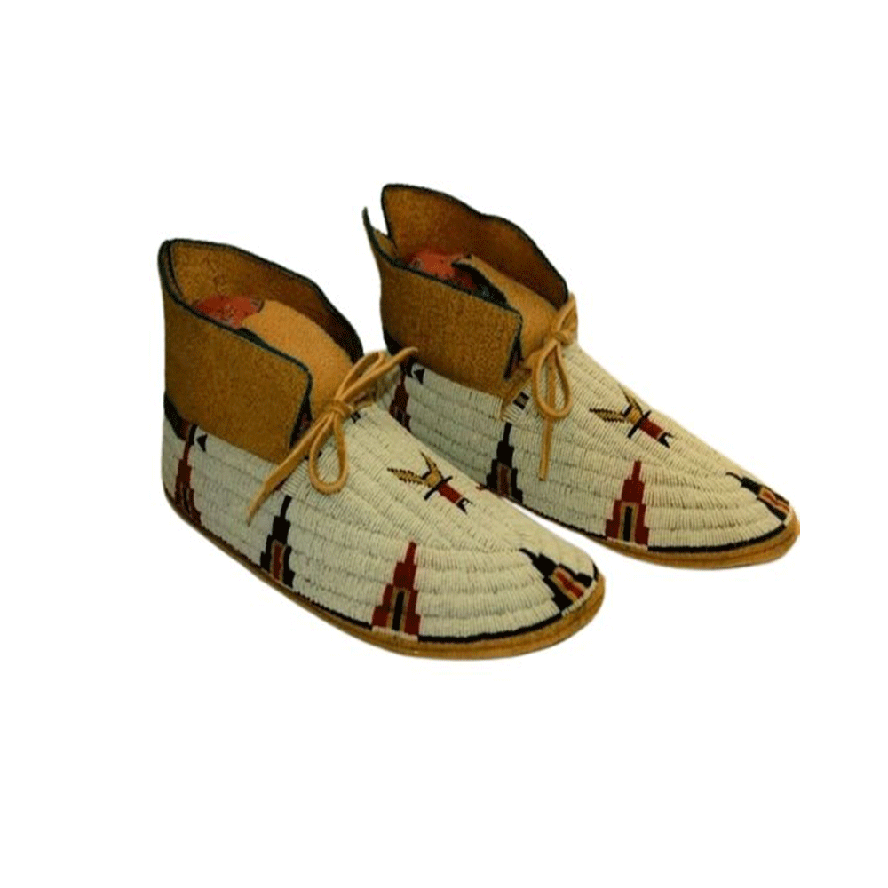 Handmade Beaded Moccasins – NativeEagleStore