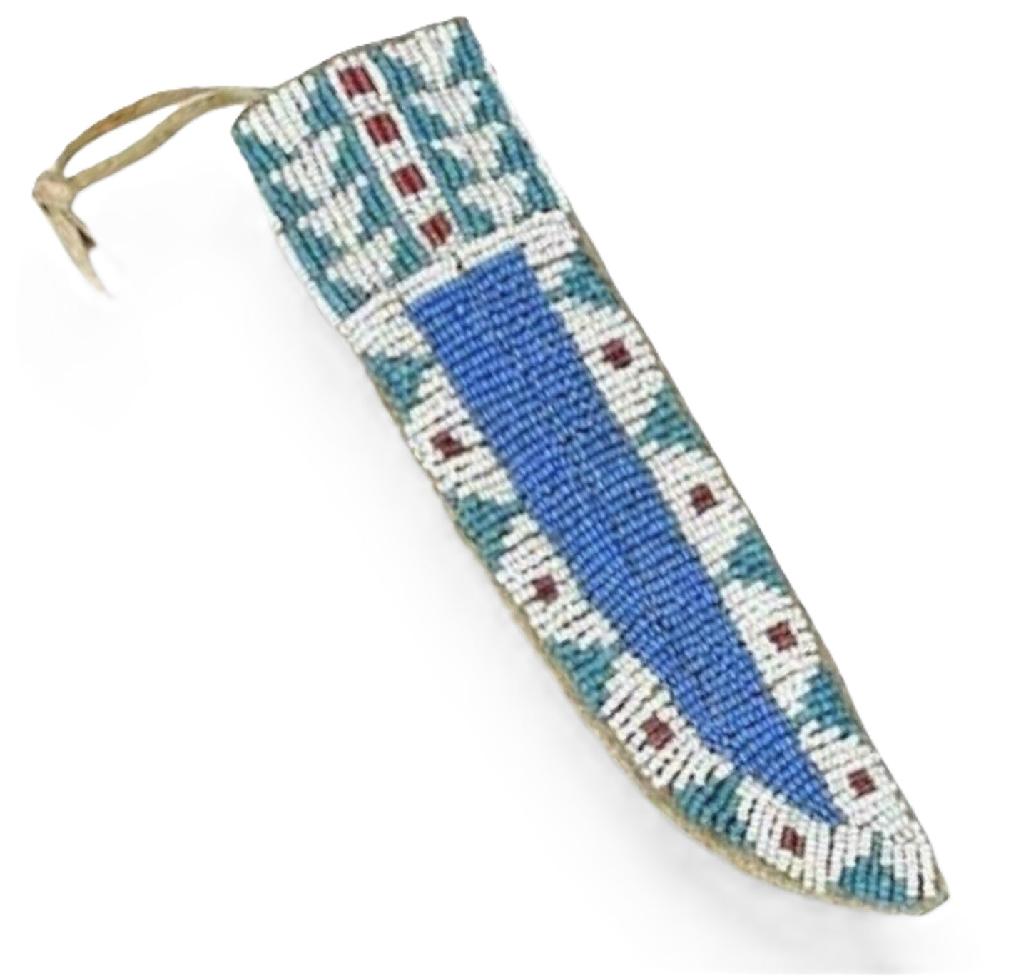 Handmade Beaded Native American Knife Sheath NKN101