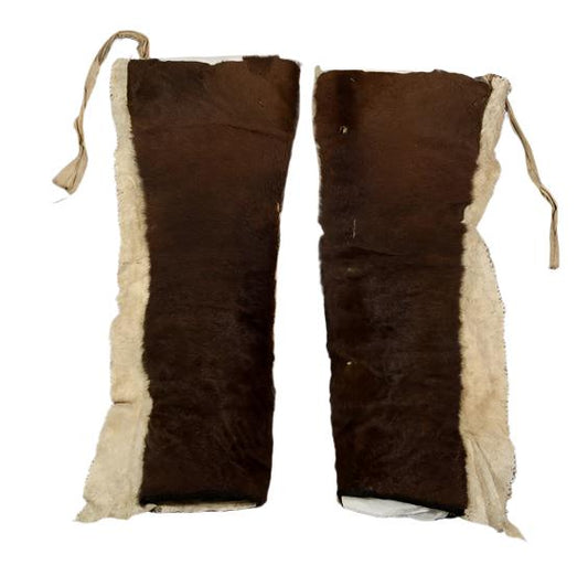 Native American Style Brown Suede Leather Chaps Leggings NCP118