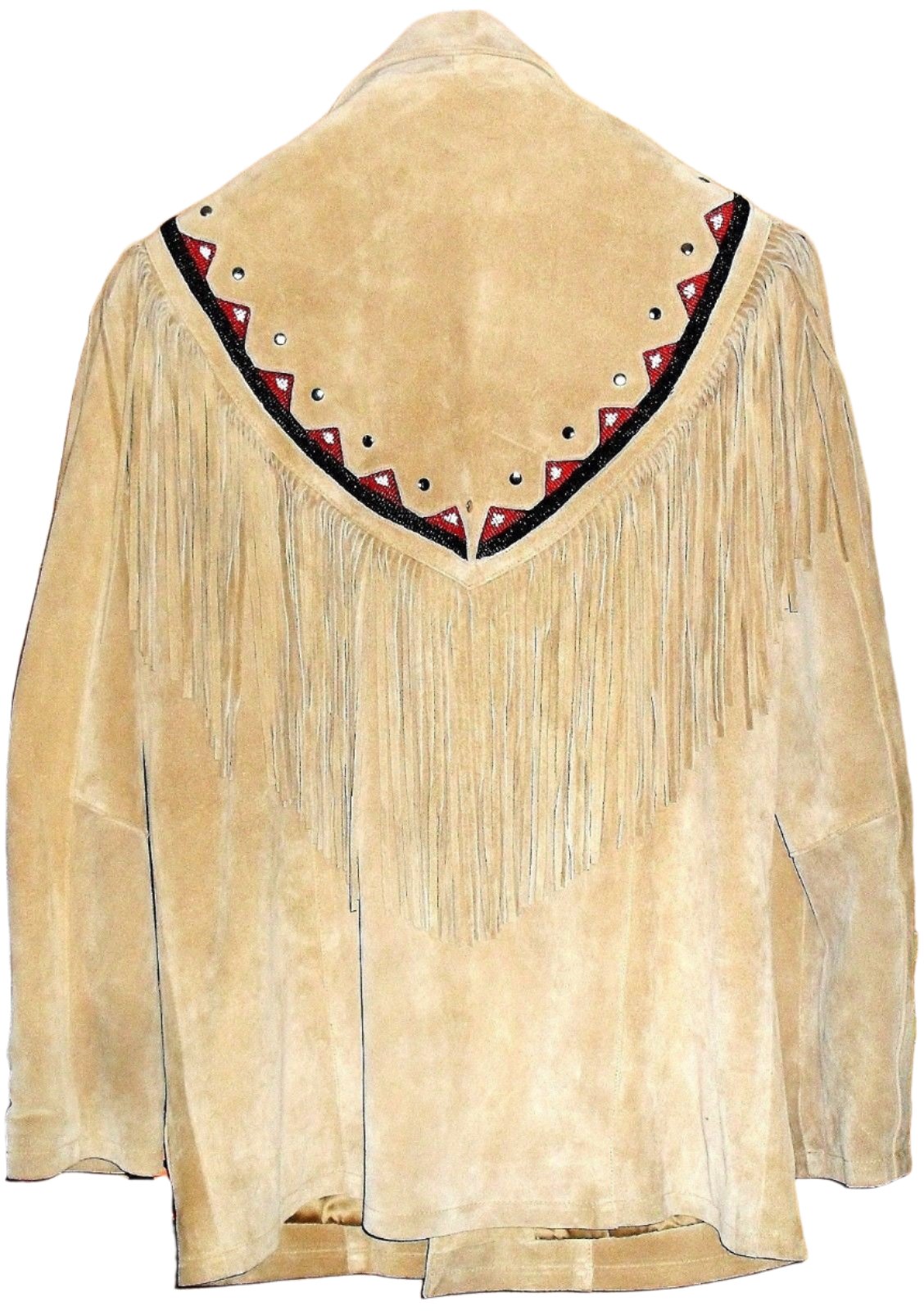 Western Beige Suede Leather Fringe Suits Jacket & Pant Western Outfit WSP120