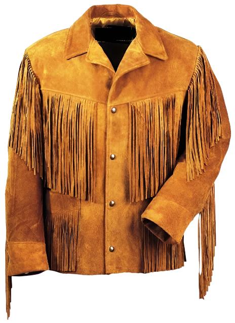 Western Brown Suede Leather Fringe Suits Jacket & Pant Western Outfit WJP123