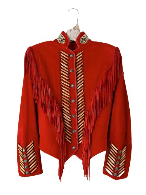  suede fringe jacket